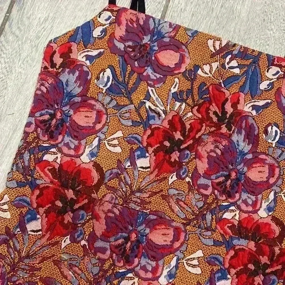 Urban Outfitters Textured Floral multicolor Mini Dress size Small - Picture 4 of 6